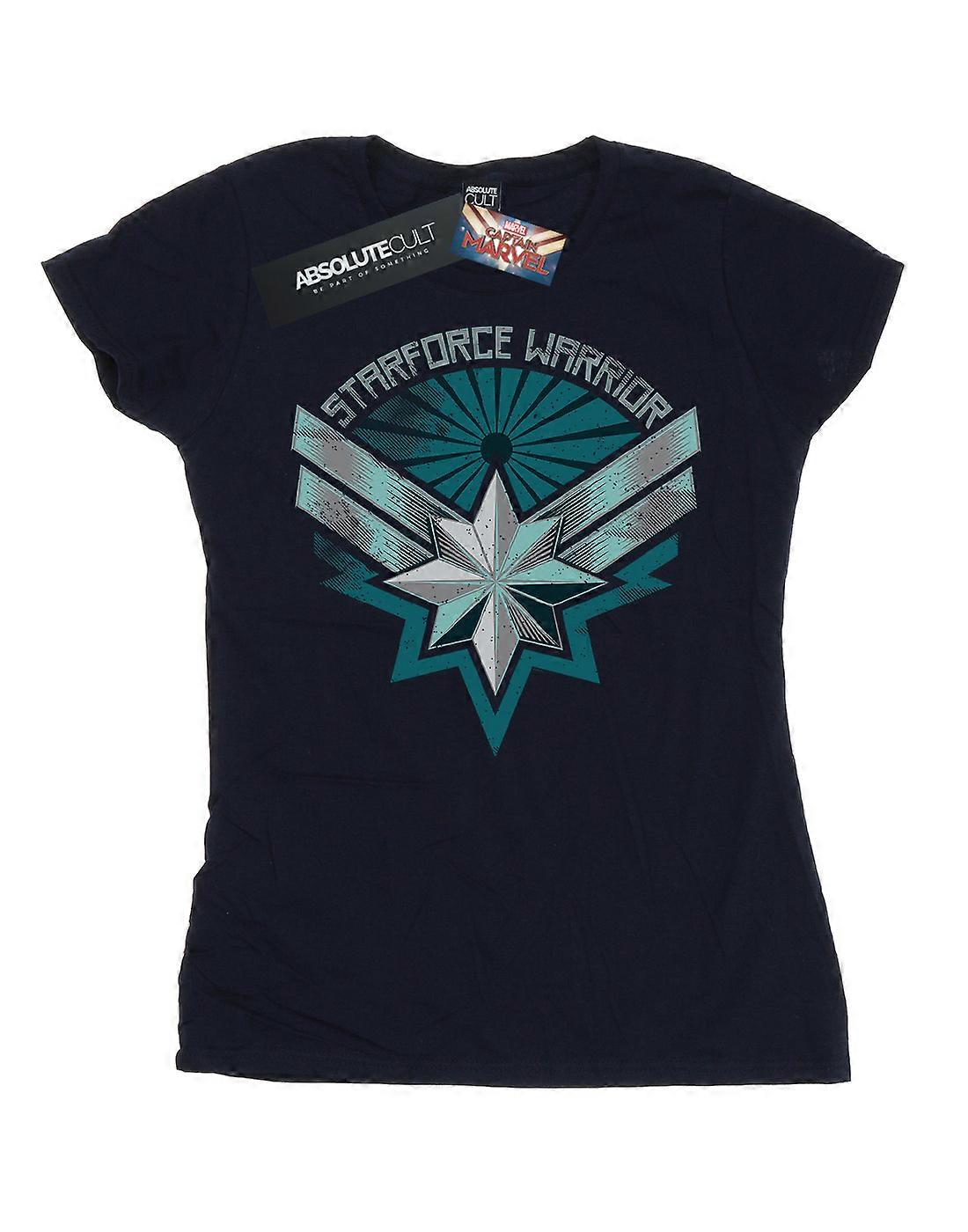 마블 여성용 캡틴 마블 스타포스 워리어 티셔츠