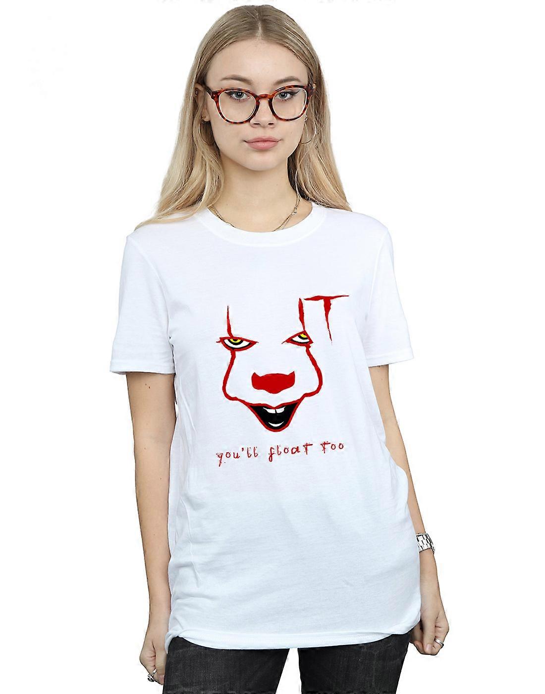 -Pennywise Float namorado do mulheres cabe t-shirt