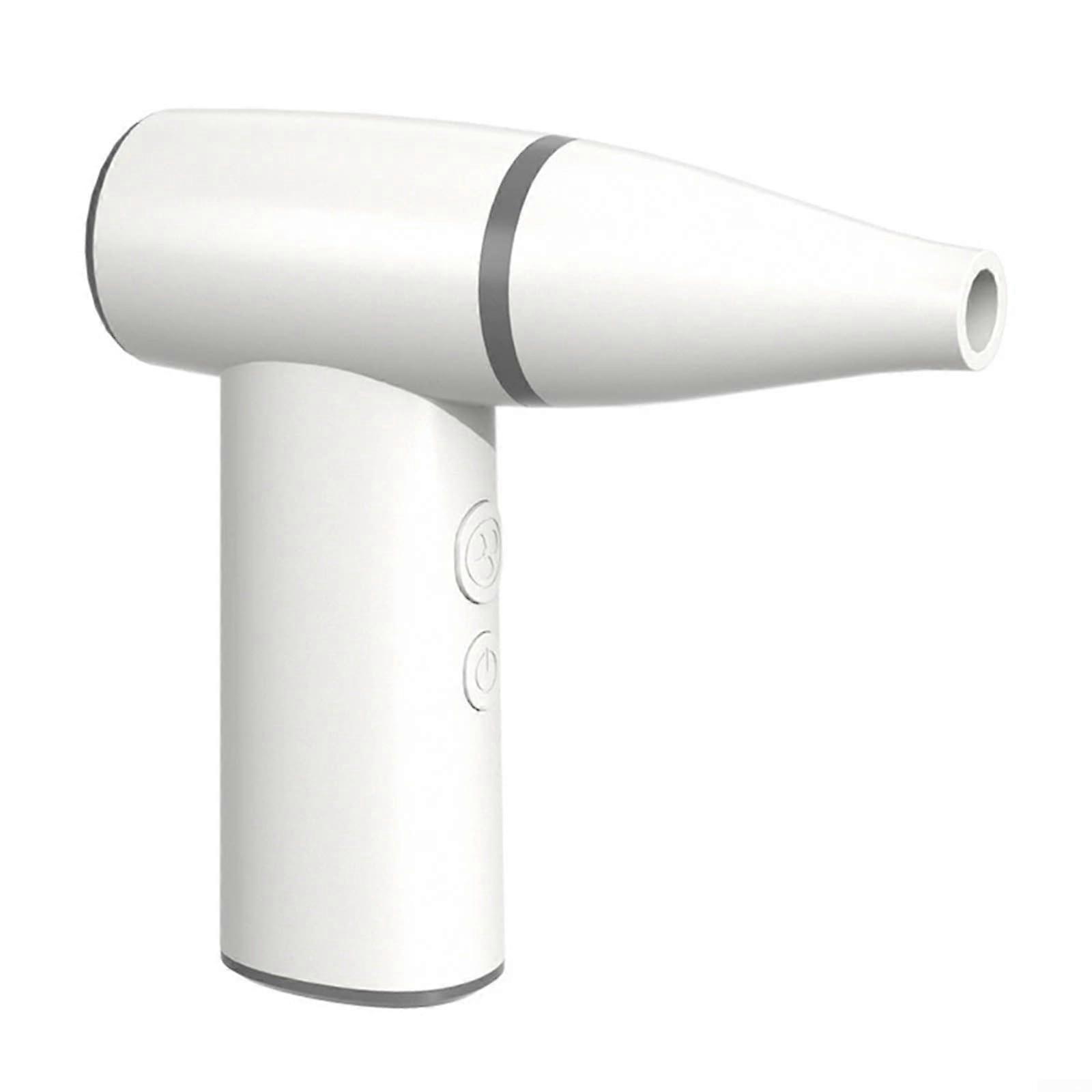 Compressed Air Duster with 4Speed Adjustable Power Airflow for Electronics Cleaning White