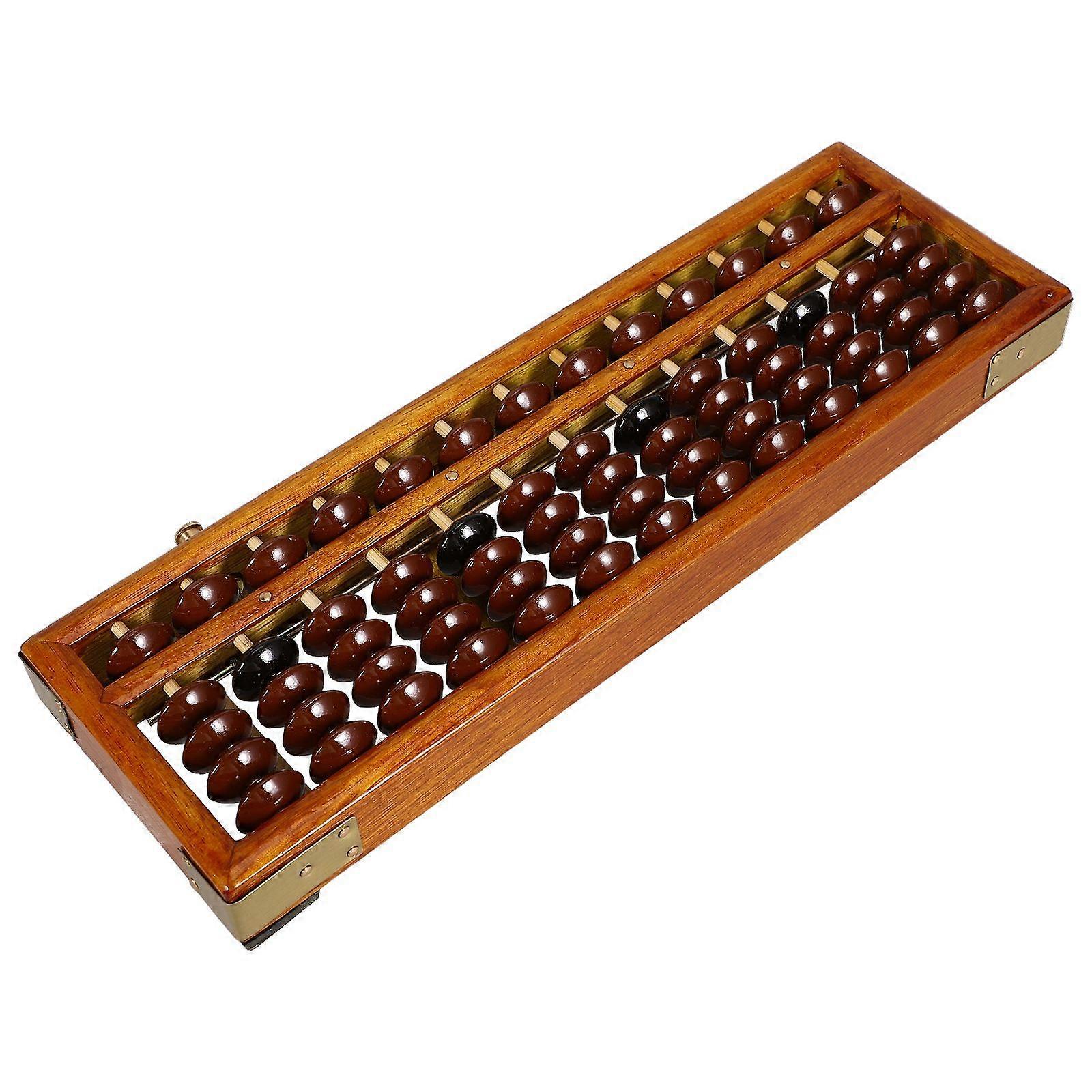 Retro Abacus 13-Column Abacus Learning Abacus Chines Learning Abacus Tool