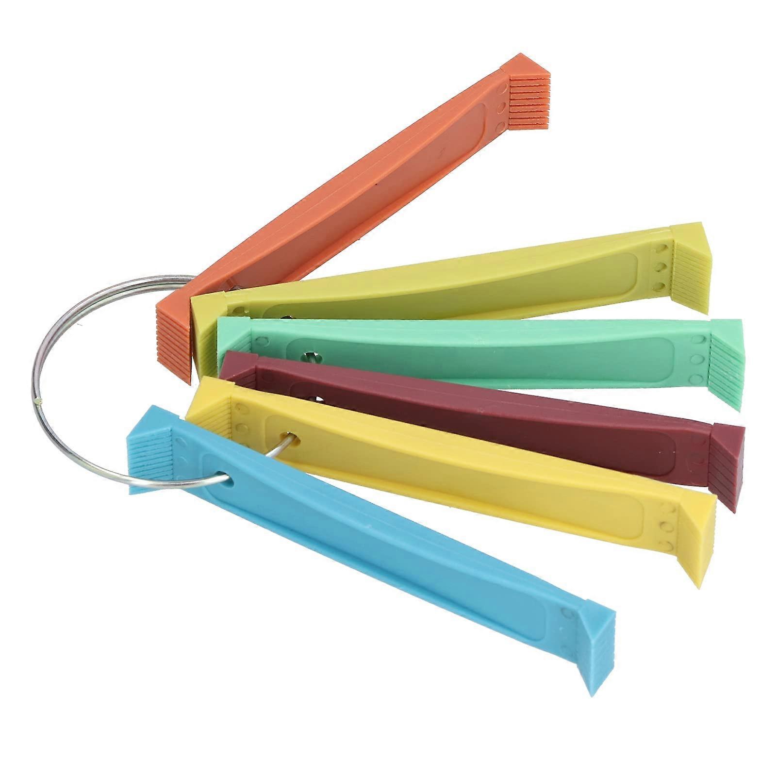 AC Fin Comb Kit with Multiple Specifications for Air Conditioner Maintenance, Rustproof ABS Tool