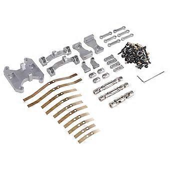 RC Car Aluminum Upgrade Parts for WPL B16 B36 1/16 Silver Alloy Balance Chassis Enhanced Stability