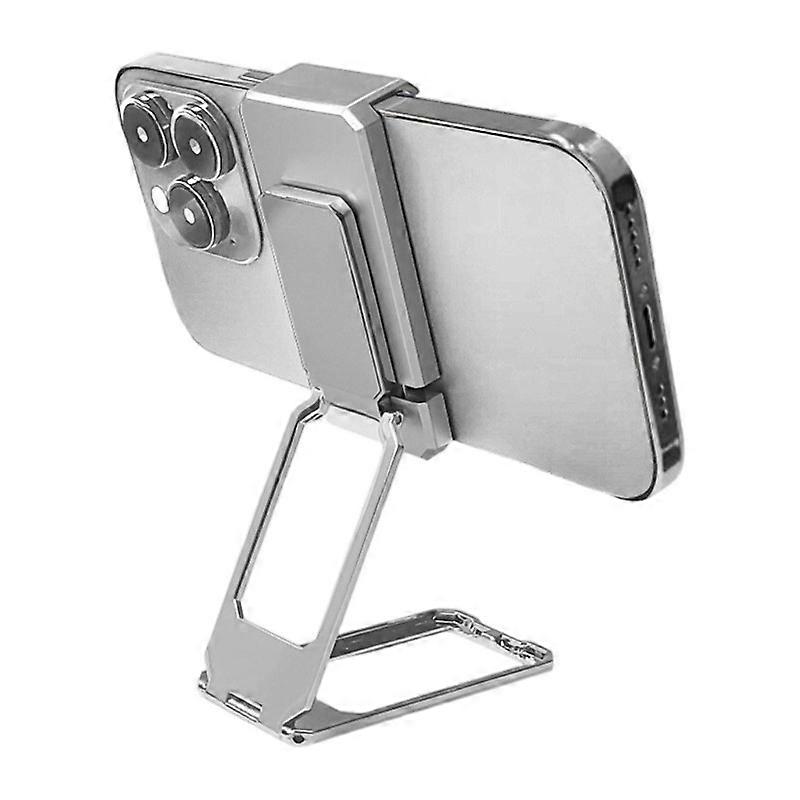 Portable Desktop Phone Holder Adjustable Viewing Angles Rotating Foldable Stand