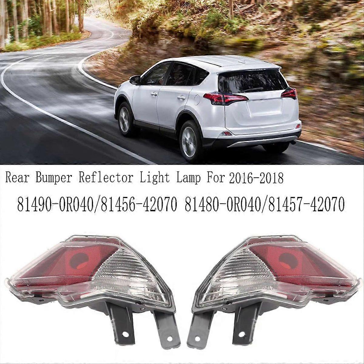 Right/Left Rear Bumper Reflector Light Lamp for 2016-2018