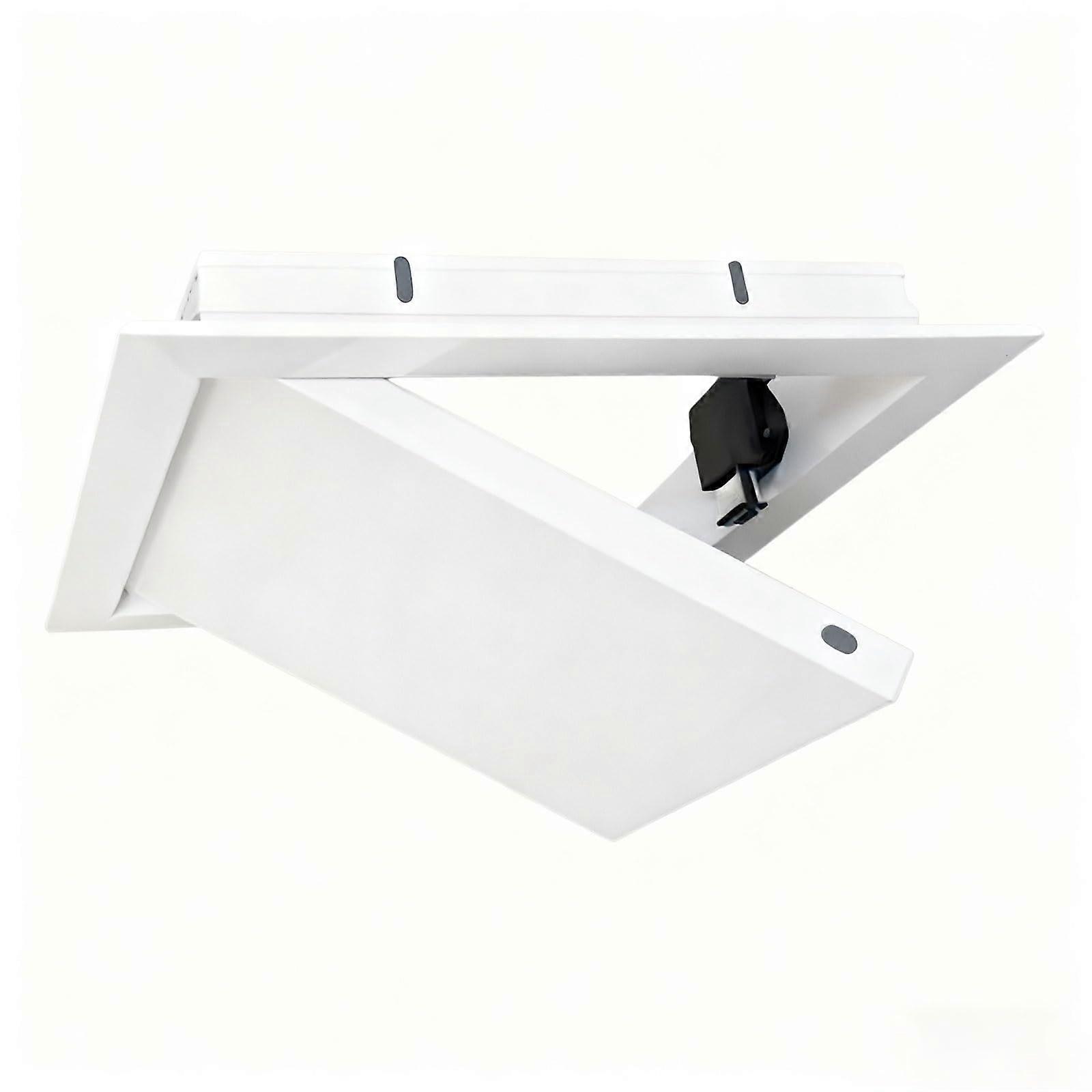 11x22 White Access Door Panel for Wall or Ceiling Hatch, Exact Fit, Garage Attic Concealed Use