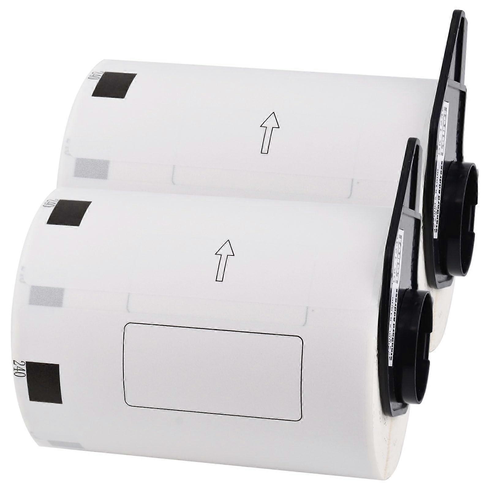 Labels Compatible with Brother QL DK1240 4x2 Inch Durable Thermal Barcode 2 Rolls 600/Roll