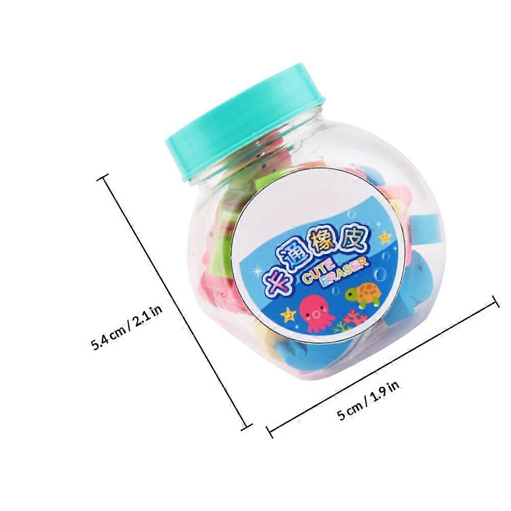 Pencil Eraser for Writing Erase Mini Eraser Creative Design 3 Cans