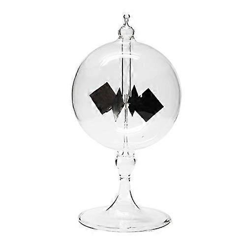 Solar Crookes Radiometer Handmade Transparent Glass LightPowered Science Display Gift