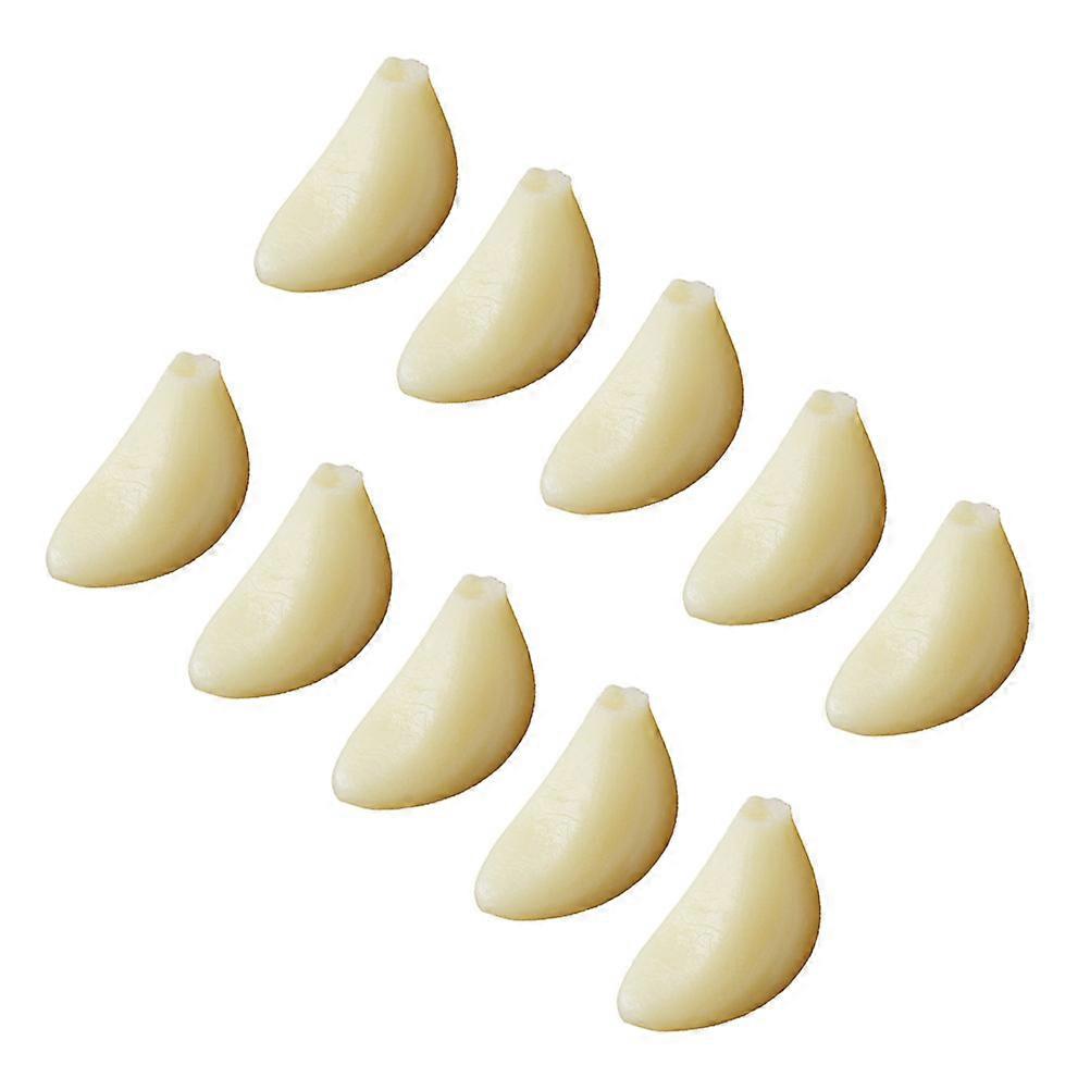 Kids Simulation Garlic Decor Artificial Garlic Model 10Pcs Beige PVC