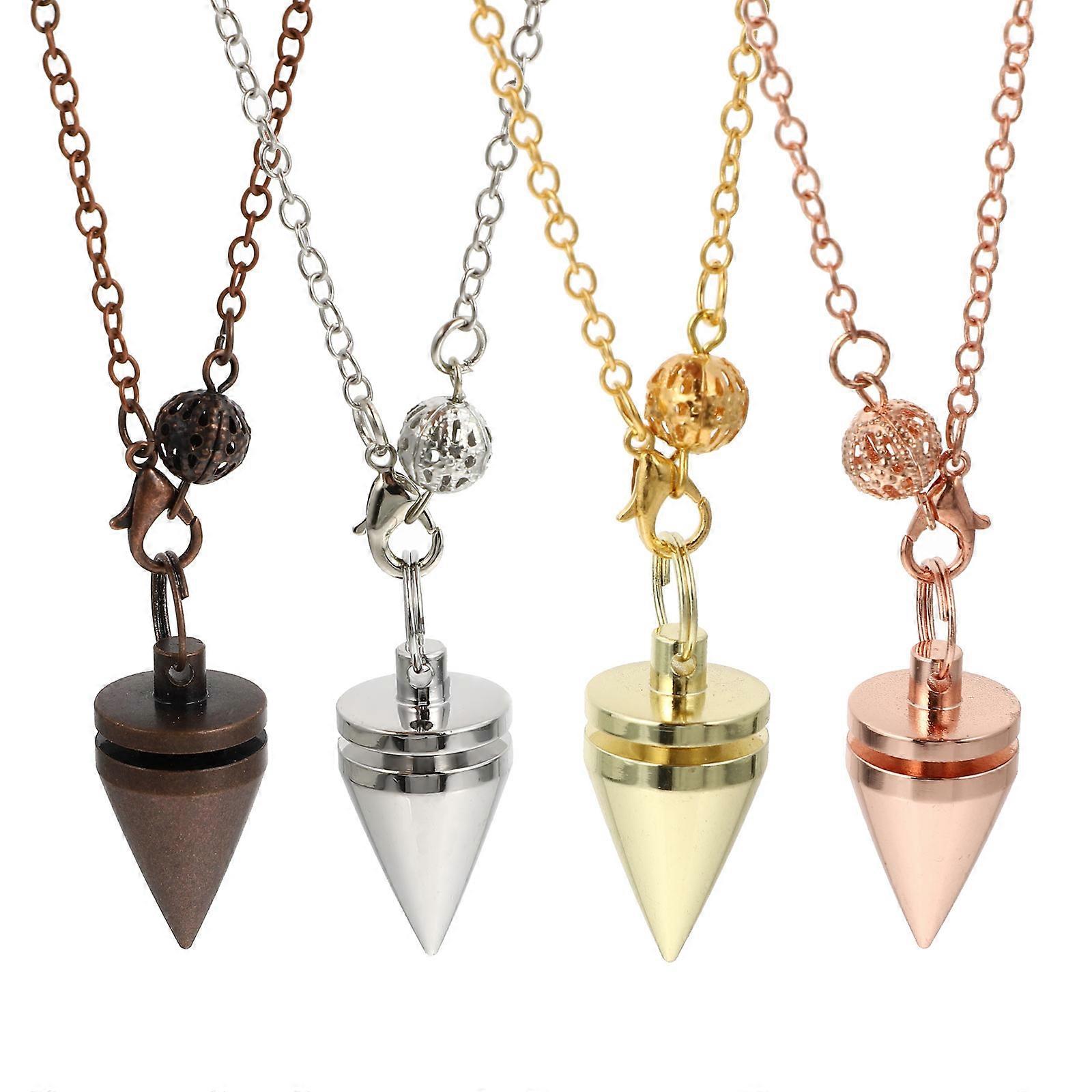 Copper Pendant Divination Pendant for Decoration 4Pcs Assorted Color