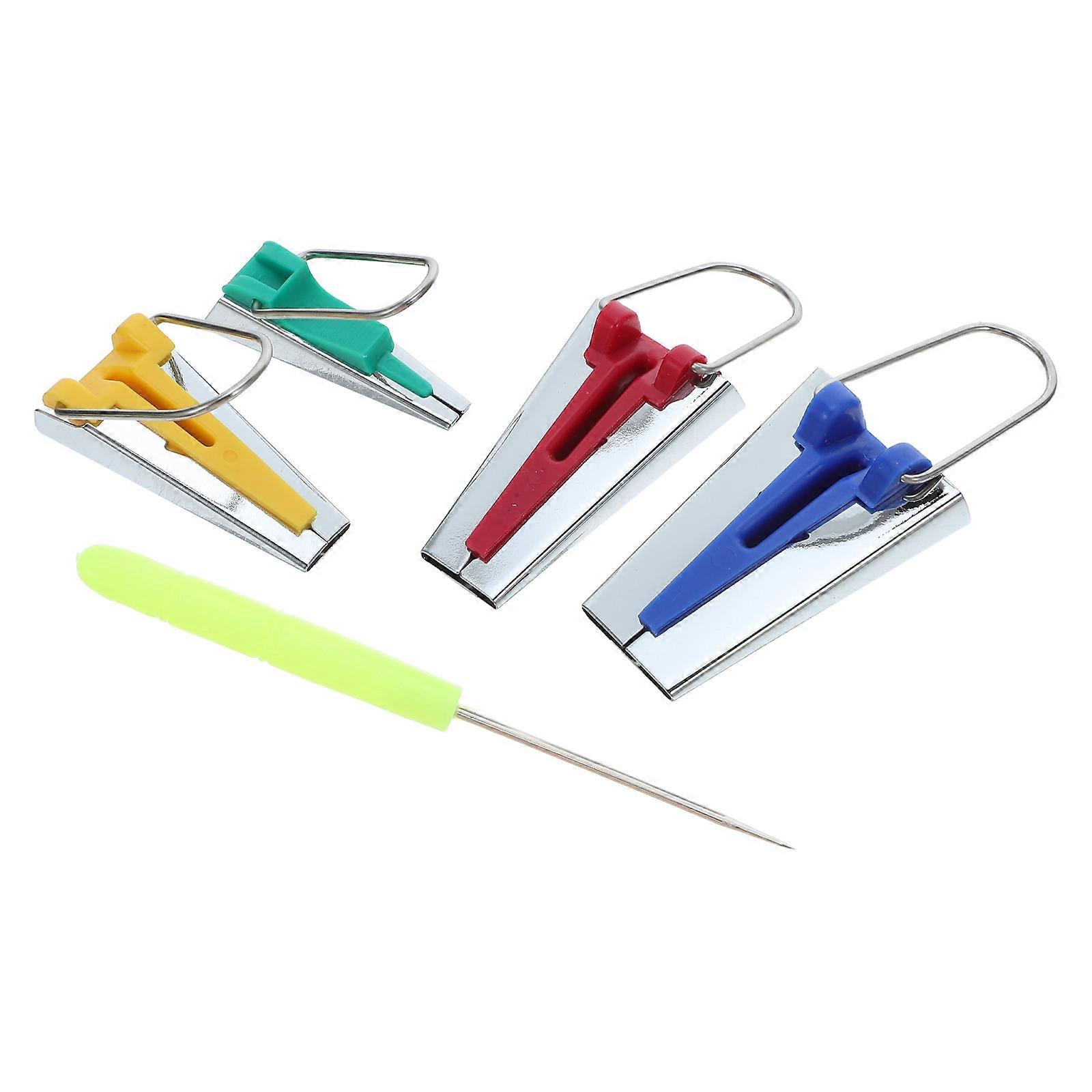 Bias Tape Maker Kit for Quilting Sewing 1Set Fabric Binding Tool