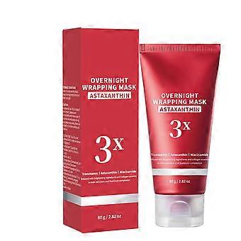 Maschera avvolgente notturna 3x TXA Maschera peel-off all'astaxantina con niacinamide e collagene, migliora il tono della pelle, idrata e rassoda per luminosità e consistenza Ref