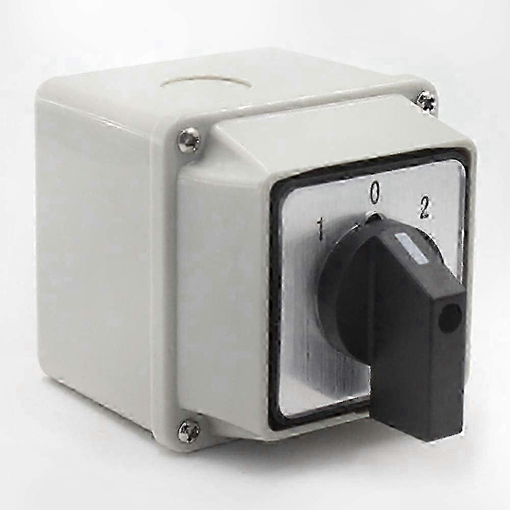 8-Terminal 3-Way Selector Switch for Electrical Panel Control