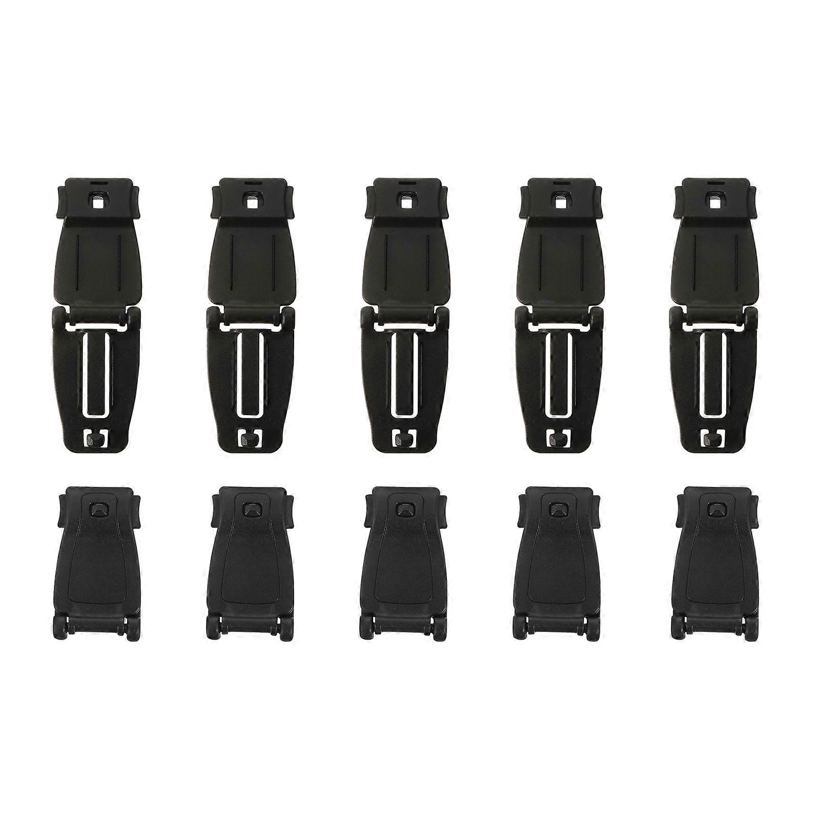 Durable Bag Backpack Webbing Connector for Outdoor Use 10Pcs Set