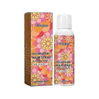 Hoegoa wash-free dry hair spray, light, fragrant, refreshing, non-sticky, fluffy, quick-drying wash-free spray
