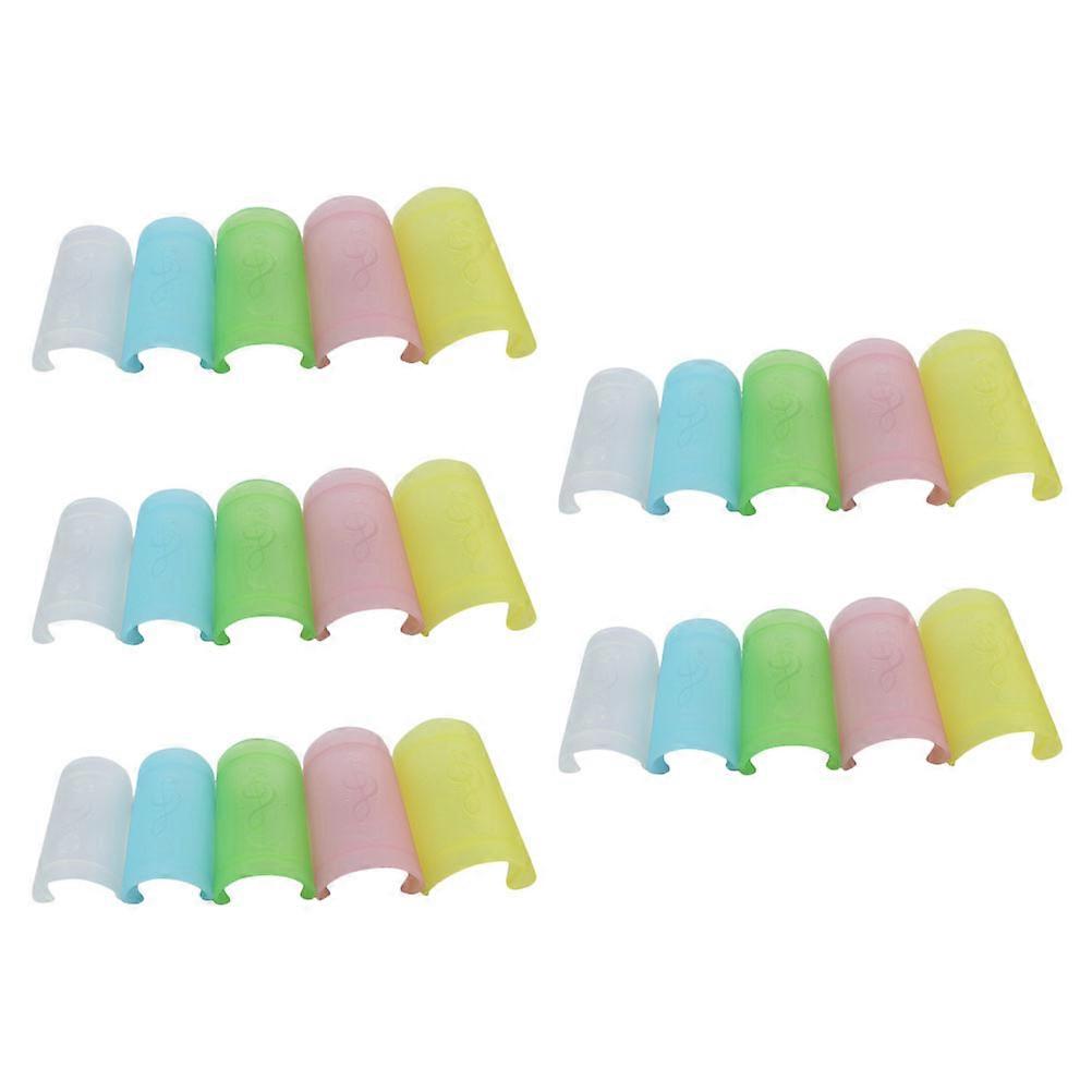 Practical Flute Protectors Plastic Covers for Flute Use 25Pcs Assorted