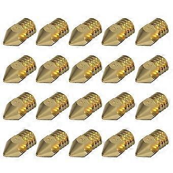 20 Piece Suitable compatible Zortrax M200 V2 Hot-End Extrusion Head Heating Nozzle 0.4mm H209 Brass NozzleFAST QD