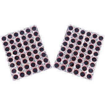 Universal Tire Repair Patch Kit, 96 Pcs Rubber Patches for Bicycle Tires, 25 mm Car Tire Repair Patches Rubber Patch Tool