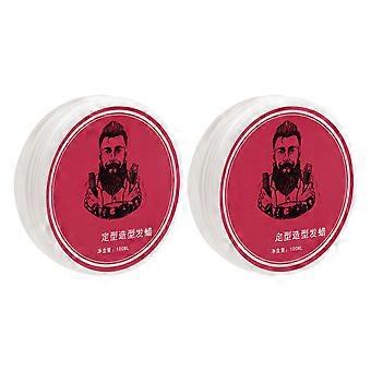 Cire capillaire naturelle, pâte coiffante pour hommes, fini mat, lot de 6, pour une utilisation quotidienne.