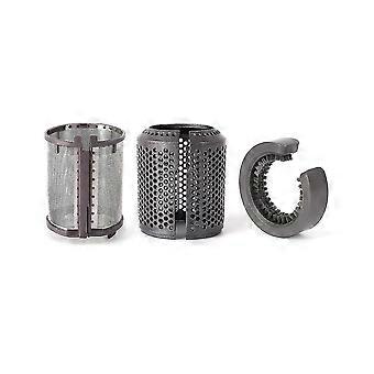 Hair Dryer Inner Filter + Outer Filter Cage compatible with Hair Dryer HD01 HD03 HD08 Models, with Filter Cleaning Brush A-B5