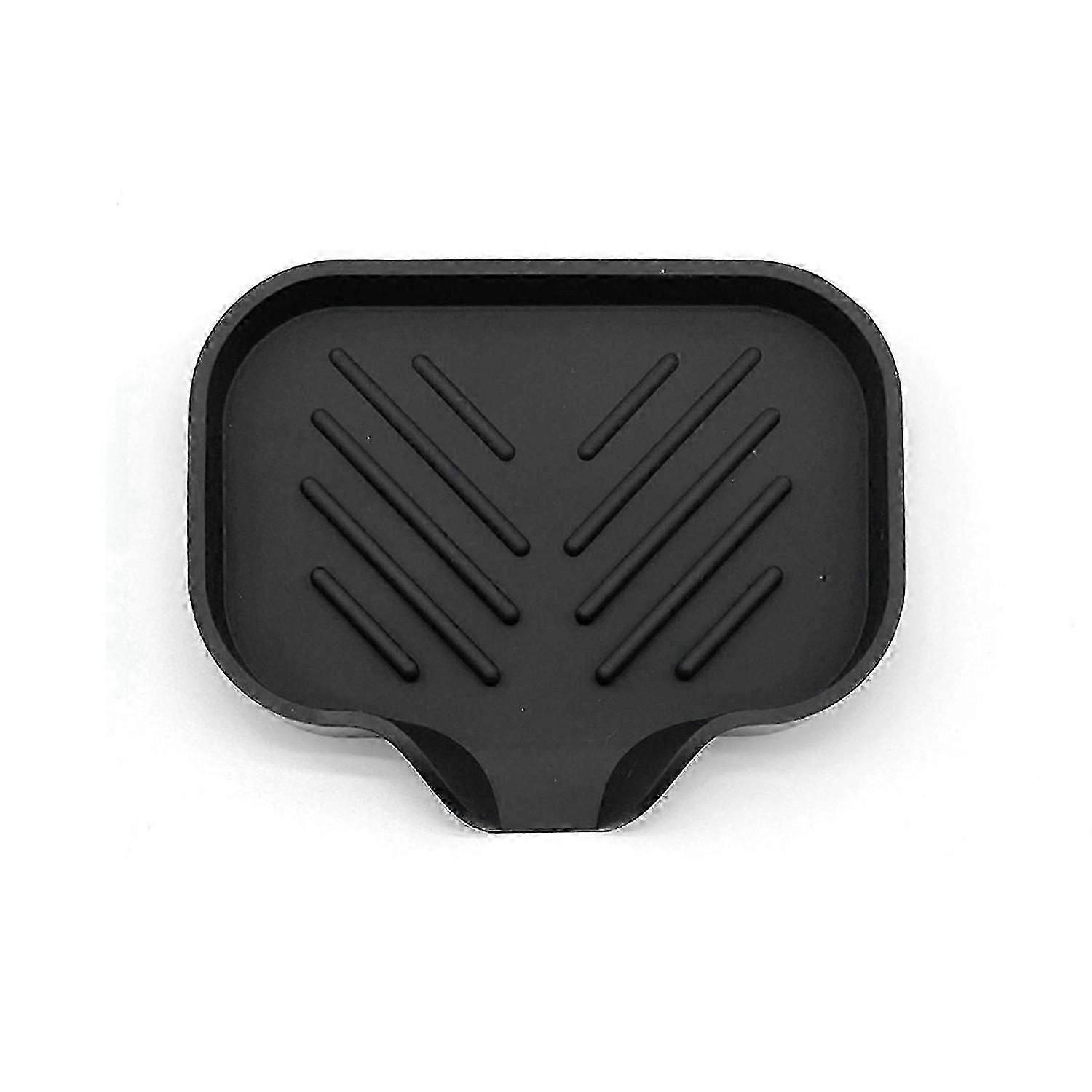 Self Draining Soap Bar Holder Silicone S black