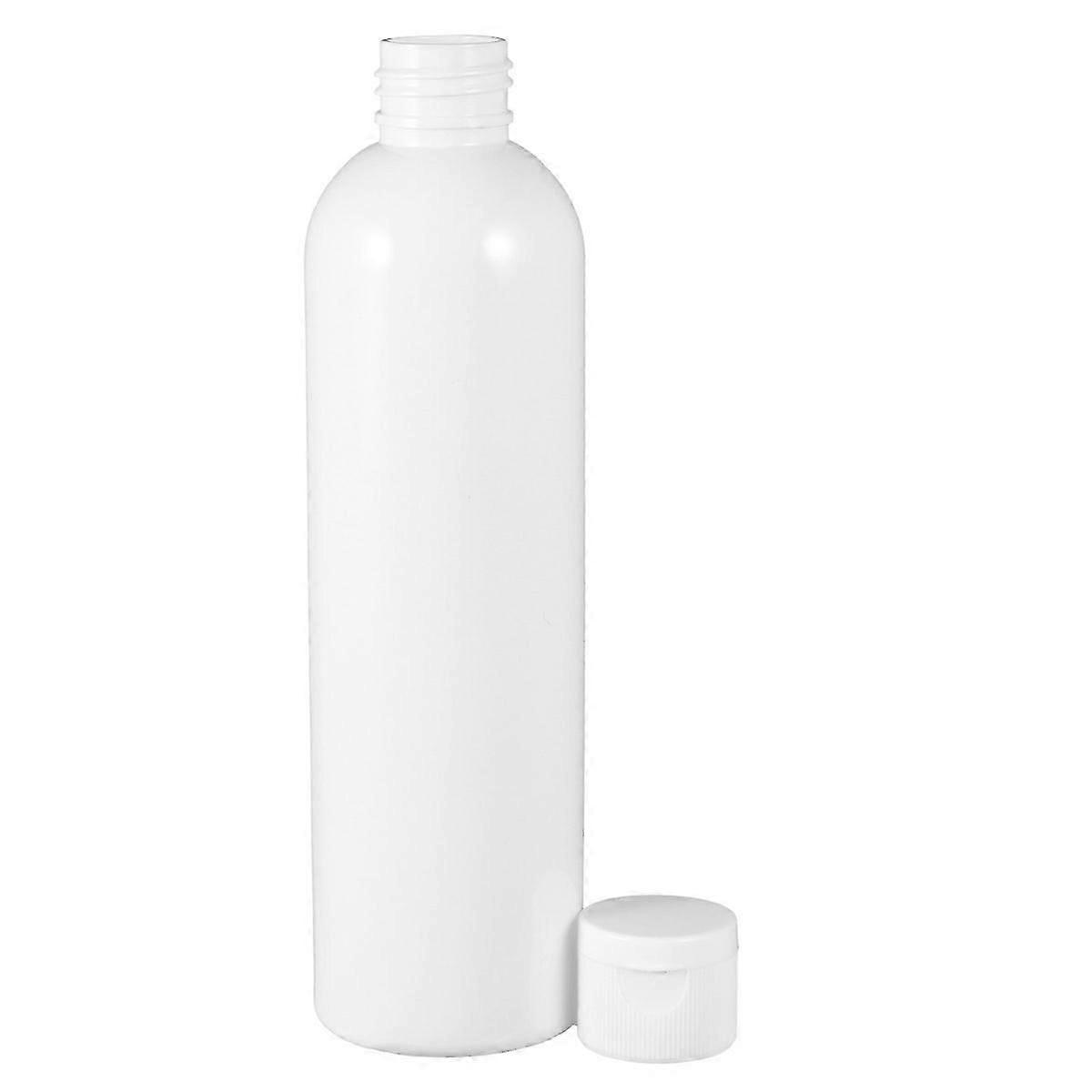 Makeup Bottle Plastic Flip Cap Bottles for Storage 4Pcs White Container