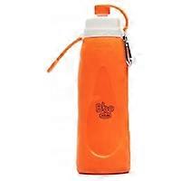 Orange silicone collapsible bottle 500 ml 1 unit
