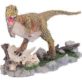 Dinosaur reptilbur ornament, kunstig akvarium dinosaur dekorasjon for terrarium landskap, skorpion edderkopp stil habitat tilbehør for reptiler