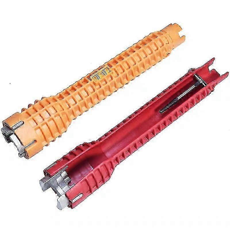 Multi-purpose Pipe Wrench Installation Tool With Red Socket