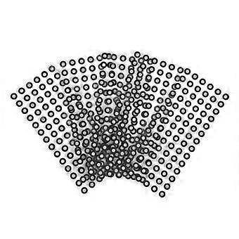 Jikaix - Conjunto de 5 Marcadores para Escaneamento 3D com Pontos de Alta Reflexão, Autoadesivos e Amplamente Utilizados - Marcadores Universais de Referência para Rastreamento 3D