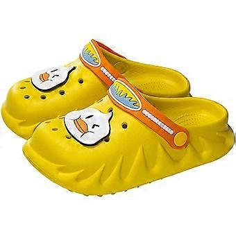 Kids Clog Shoes Cartoon Charm Garden Clogs for Kids Boys Girls Slip on Water Slides Mules Unisex-Child Lightweight Non-Slip Sandals Shower Beach Pool 