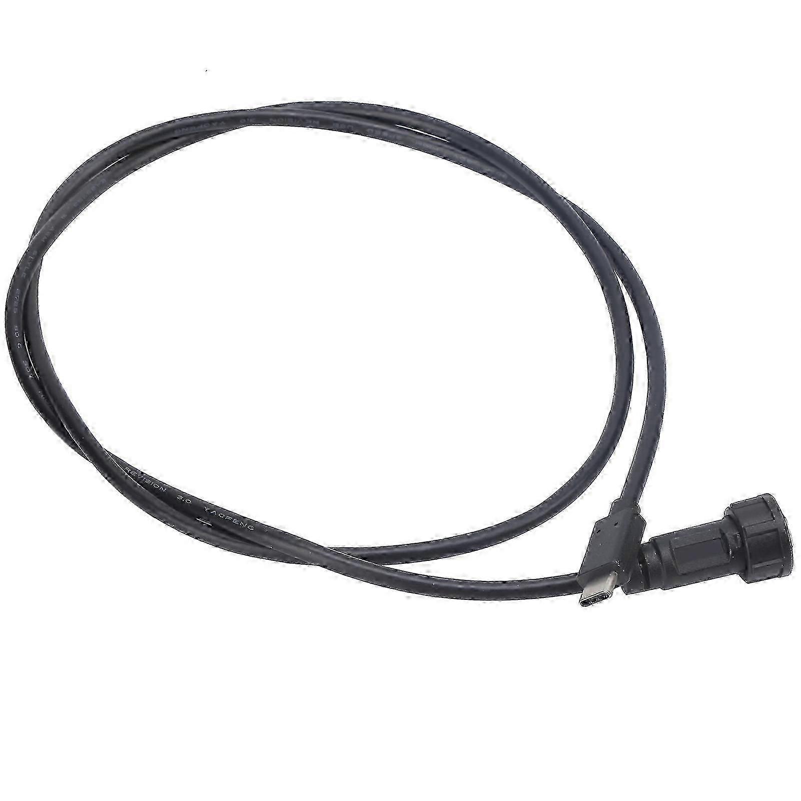Waterproof Type C Connector Male Panel Mount Socket E10TPCBAM/TPCAM 1M Wired Snap Lock