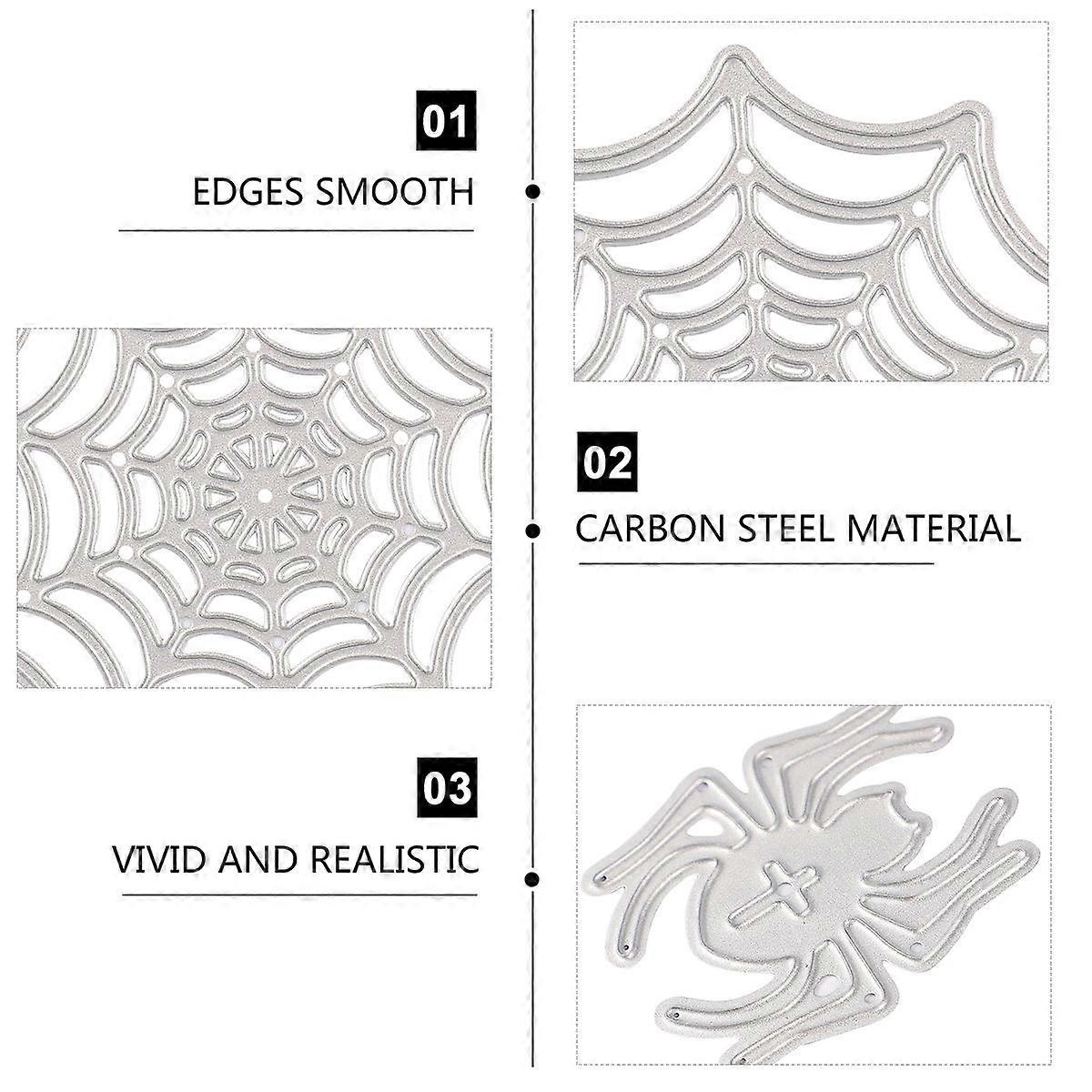 Cutting Dies DIY Stencil Template Mould Spider Web Pattern Embossing Stencil