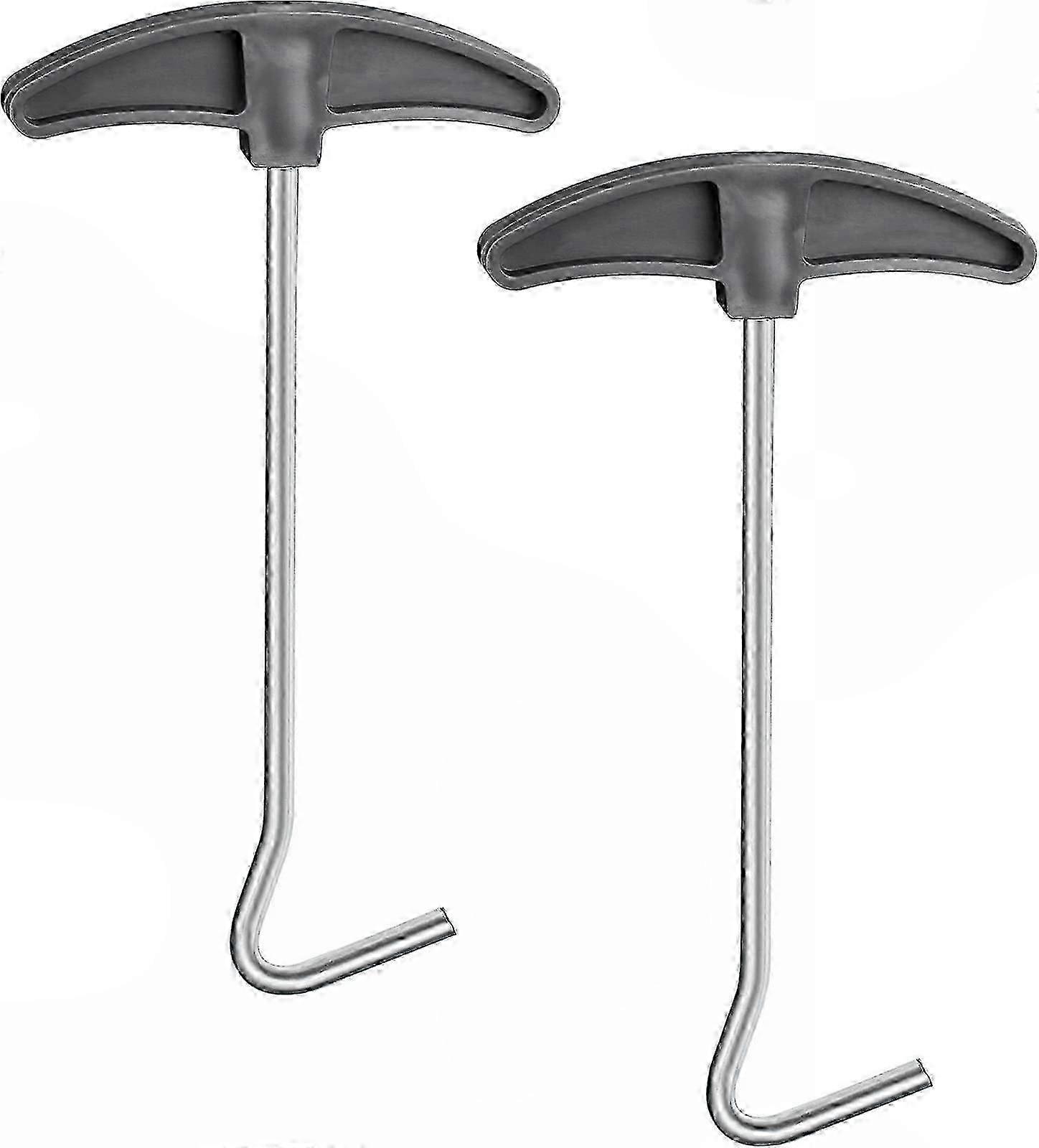 Easy Tent Peg Removal - 2 Pcs Ground Hook Peg Puller for Effortless Extraction