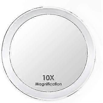 2026GK 10x Magnifying Mirror with Suction Cups for Makeup