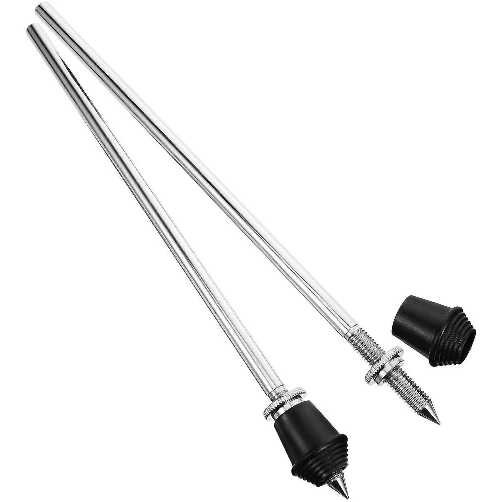 2pcs Drum Stand Tom Drum Bracket Metal Drum Holder Percussion Instrument Accessory