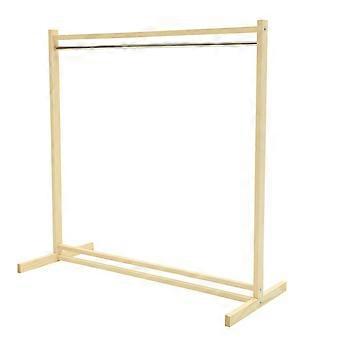 1 Conjunto de Roupas de Boneca Rack Suspenso Bonecas de Madeira Roupas Prateleira Organizadora