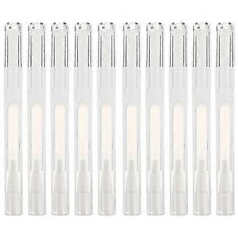 Transparent Empty Nail Oil Pen for Holding Use Set of 10Pcs with Brush Tip