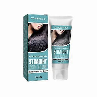Protein Correcting Hair Straightening Cream - Silk & Gloss Hair Straightening Cream, Nourishing Fast Smoothing Hair Straightener Cream For All