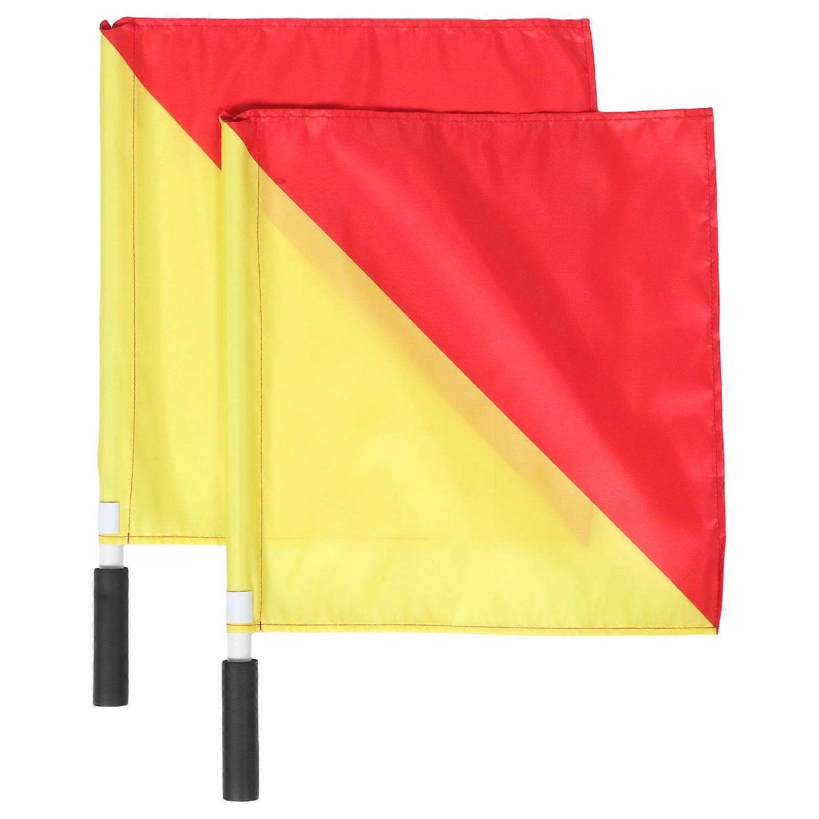Military Training Handheld Signal Flags for Performance 2Pcs Set