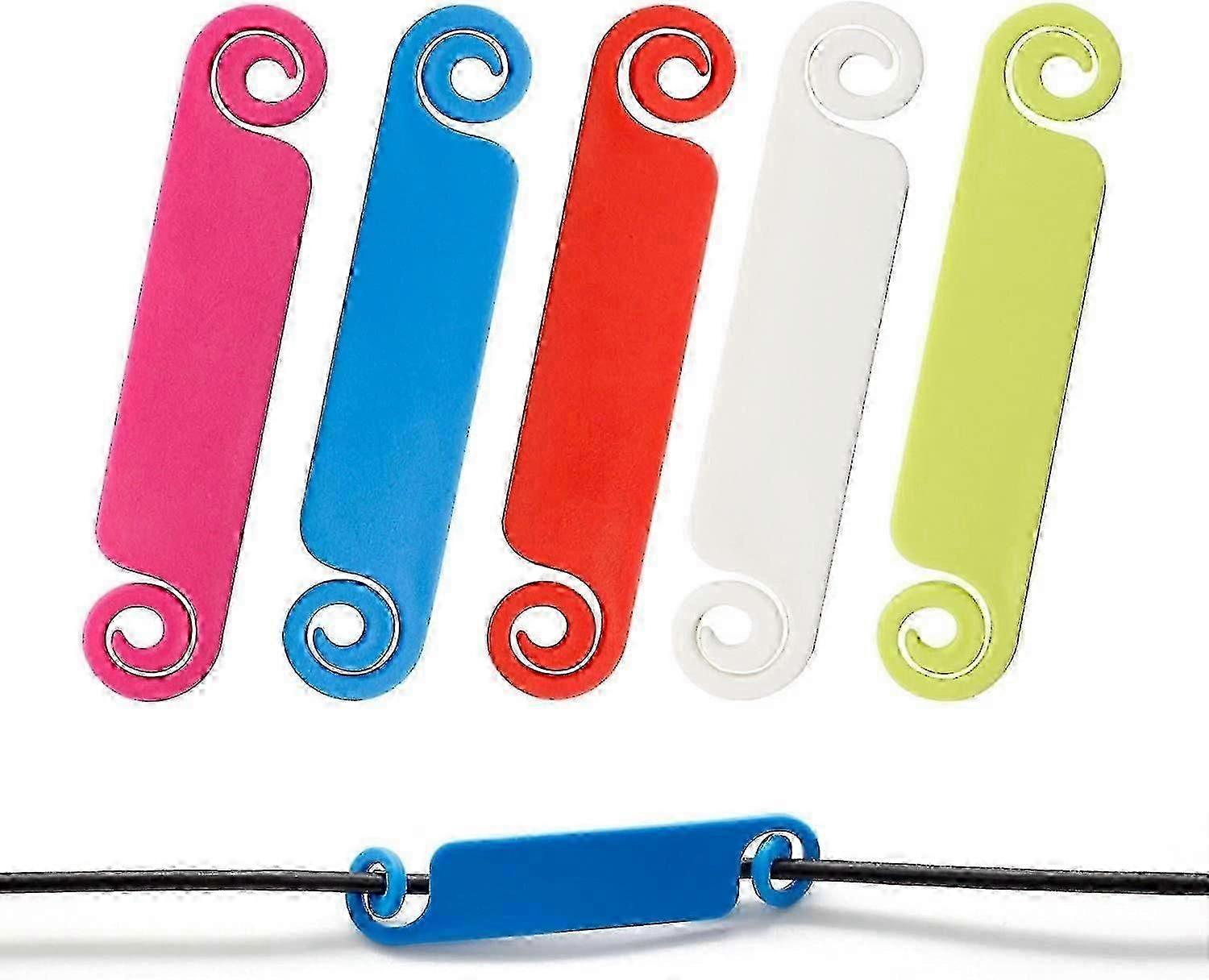 50pcs Multicolor Cable Labels,uv Resistant,waterproof,tear Resistant, Durable (5 Colors)