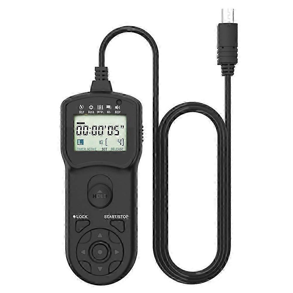 JJC Timer Delay Shutter Cable Remote Control is Suitable for Sony RM-SPR1 Camera Wired Shutter Cable