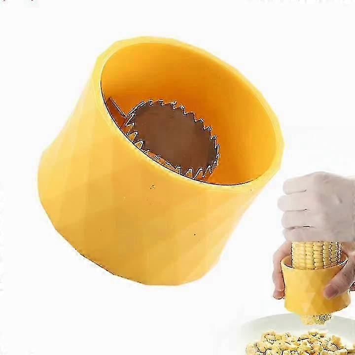 Z8 Thickened Plastic Corn Grater Rotating Corn Peeler Creative Corn Kernel Stripper(2pcs)
