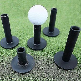 5pcs Golf Rubber Tees per tappetini Driving Range, Tappetino pratica Top Holder Fit Indoor Outdoor (68mm)