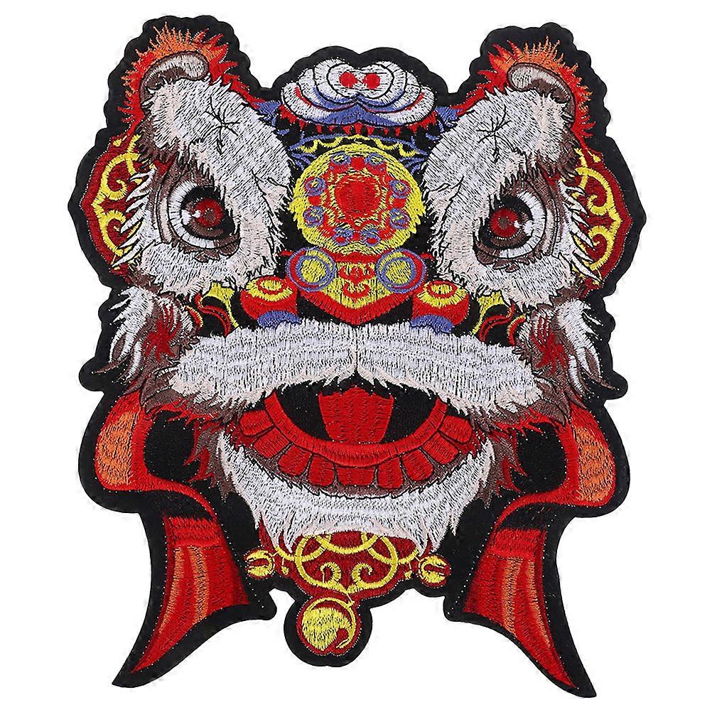 Multi Color Lion Applique Patch for DIY Clothing Decoration Polyester
