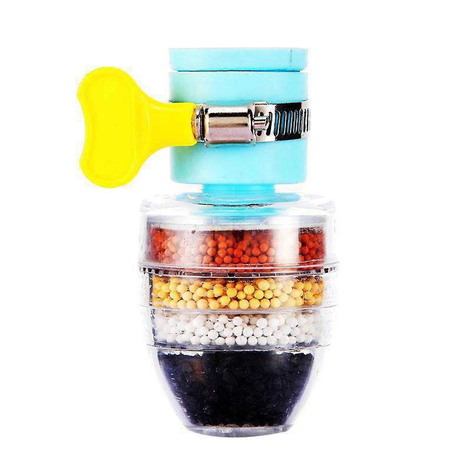 Durable Multi-Layer Filtration Faucet Filter Spout, Replaceable Water-Saving Faucet Attachment for Home Kitchen