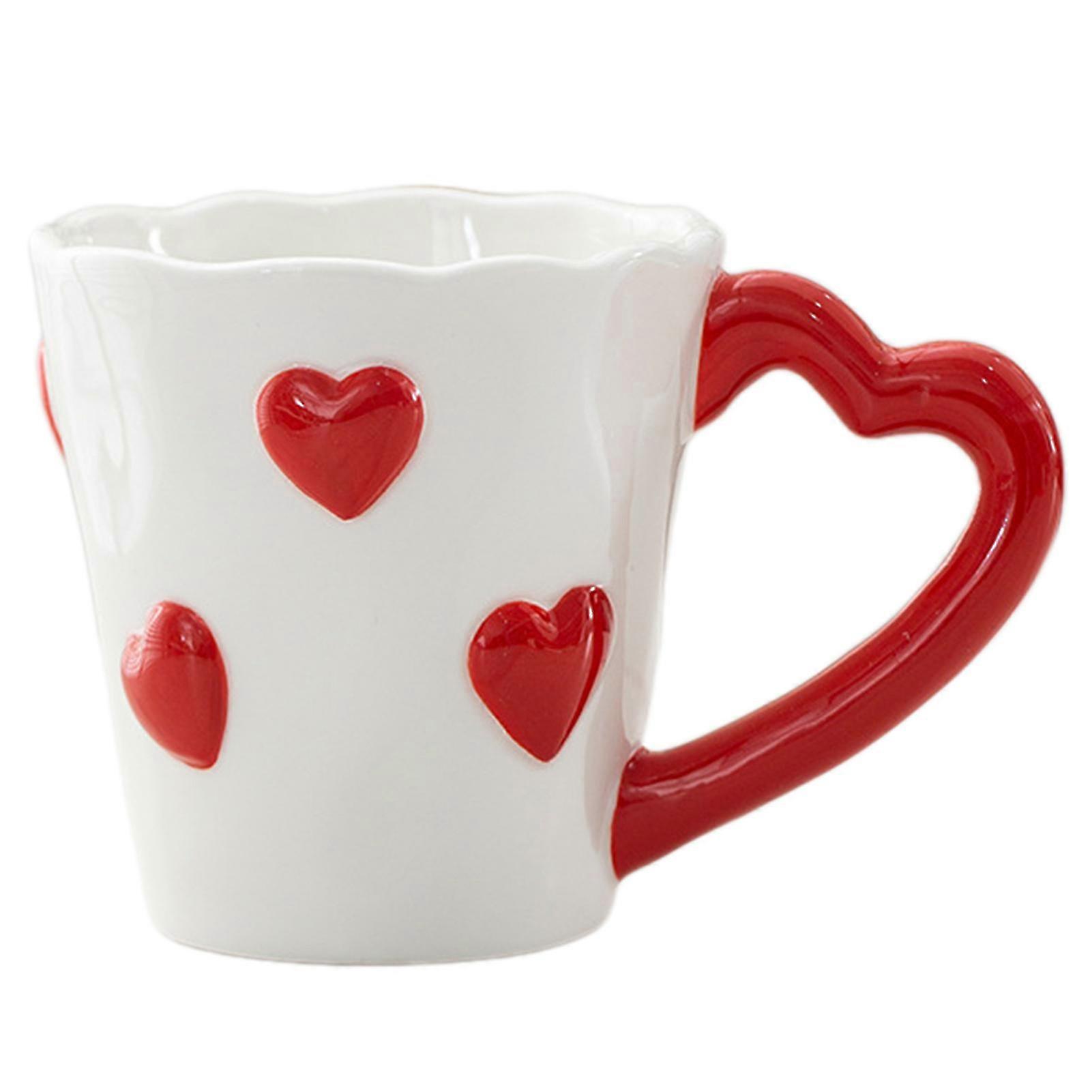 Irregular Shape Ceramic Heart Mug