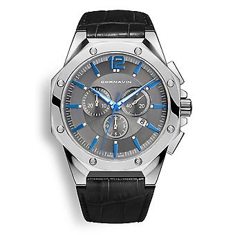 Downtown Quartz Analog Men's Watch with Cowhide Bracelet CO2010-2020