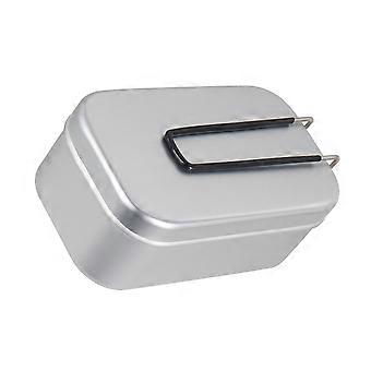 Conjunto de 3 Lancheiras Bento de Alumínio para Camping - Ideal para Almoço ao Ar Livre