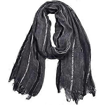 Mens Soft Striped Scarf Cotton Linen Large Scarves for Summer or Winter szshsy02